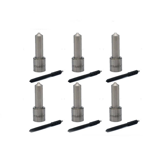 6Pcs Fuel Injector Nozzle DLLA158P834 for Hino 700 E13C 23670-E0341 095000-5226-BeeSpareParts