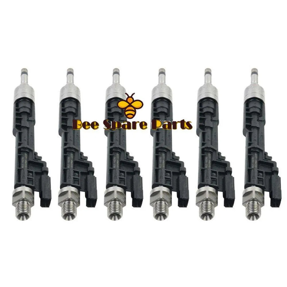 6PCS Fuel injectors 13647597870 For BMW 328i 335i 535i 640i 740i X1 X3 X5 2.0 3.0L-BeeSpareParts
