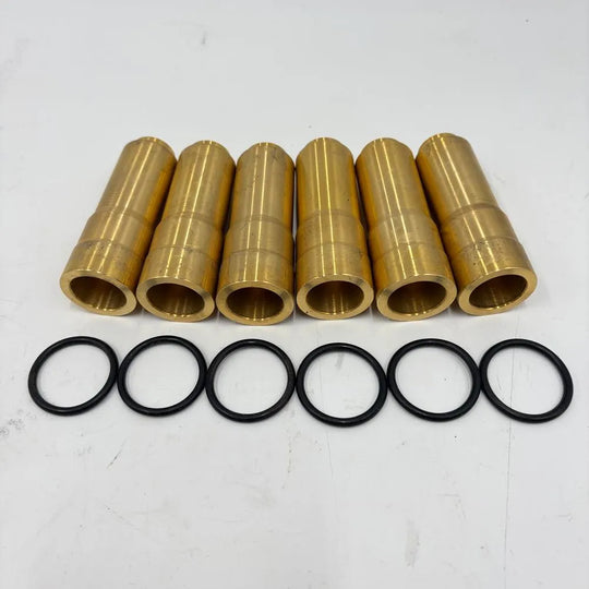 6PCS Injector Sleeve 1001004037 for Weichai WP12 WP13-BeeSpareParts