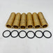 6PCS Injector Sleeve 1001004037 for Weichai WP12 WP13-BeeSpareParts