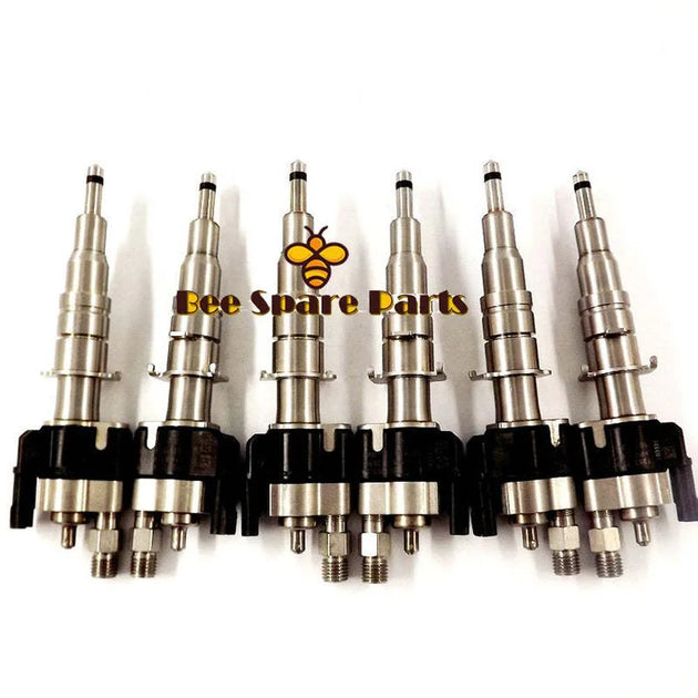 6PCS New Fuel Injector 13537537317 13537585261 13537565138 13538616079 For BMW-BeeSpareParts