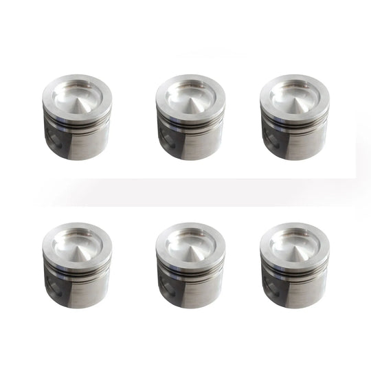 6pcs Piston 6745-32-2120 For Komatsu Engine 6D114 PC300-8M0 Excavators-BeeSpareParts