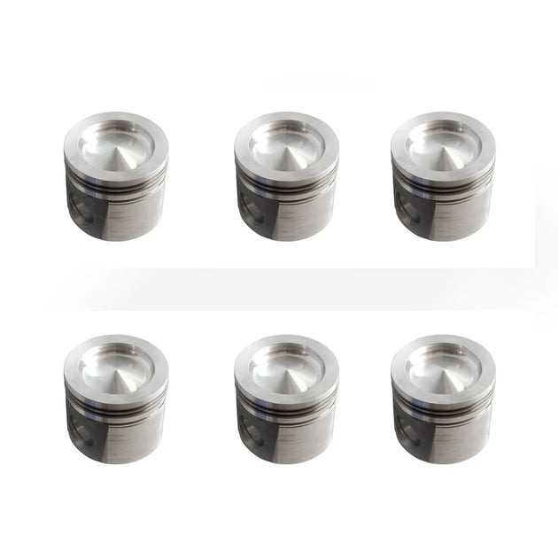 6pcs Piston 6745-32-2120 For Komatsu Engine 6D114 PC300-8M0 Excavators-BeeSpareParts
