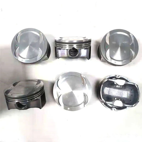 6pcs PISTON AND RING 23041-3CAA1 23410-3CAA1 230413CAA1 234103CAA1 FOR HYUNDAI KIA Sedona Sorento Azera Santa Fe 3.5L V6 G6DC STD 0.5-Replacement Aftermarket Parts