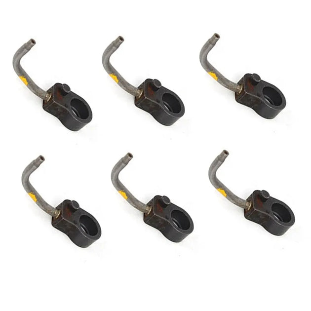 6PCS Piston Cooling Nozzle 8-98020649-0 for Isuzu Engine 6HK1 John Deere Excavator 220DW 225DLC-Replacement Aftermarket Parts