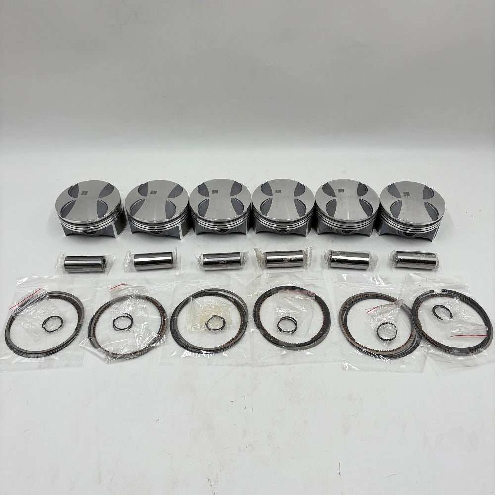 6pcs Pistons Rings Φ92.9mm STD For Mercedes-Benz SLK350 SL350 S400L W221 R171-BeeSpareParts