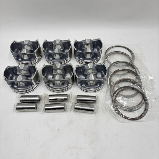6pcs Pistons Rings Φ92.9mm STD For Mercedes-Benz SLK350 SL350 S400L W221 R171-BeeSpareParts