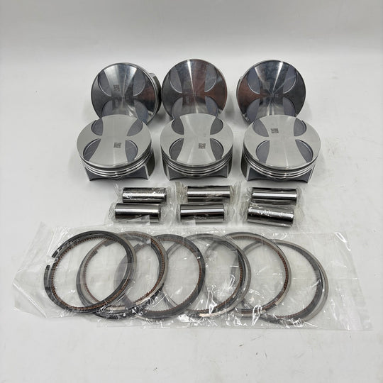 6pcs Pistons Rings Φ92.9mm STD For Mercedes-Benz SLK350 SL350 S400L W221 R171-BeeSpareParts