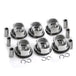 6PCS Pistons Rings Set 9.3:1 Replace 11257564335 for BMW E87 E90 E92 E60 130i 330i 530i N52B30 3.0L-BeeSpareParts