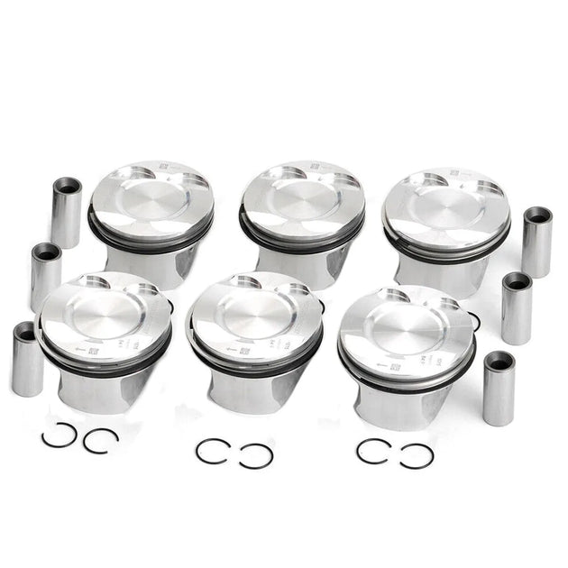 6PCS Pistons Rings Set 9.3:1 Replace 11257564335 for BMW E87 E90 E92 E60 130i 330i 530i N52B30 3.0L-BeeSpareParts