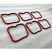 6pcs Valve Cover Gasket Set 3902666 for Dodge Cummins 12 V 5.9L 12V 6BT 5.9 NEW-Gasket Kit-BeeSpareParts