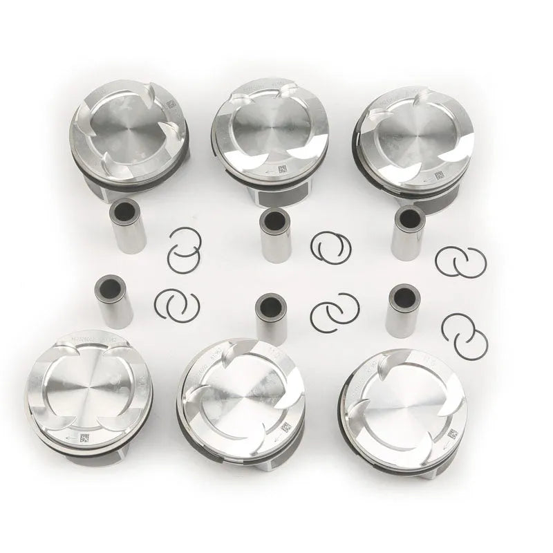 6pcs/SET Pistons & Rings Φ82MM 11258637807 For BMW G32 640i xDrive M G12 740Li xDrive F36 F33 440i G30 540i F32 440i B58 3.0T-BeeSpareParts