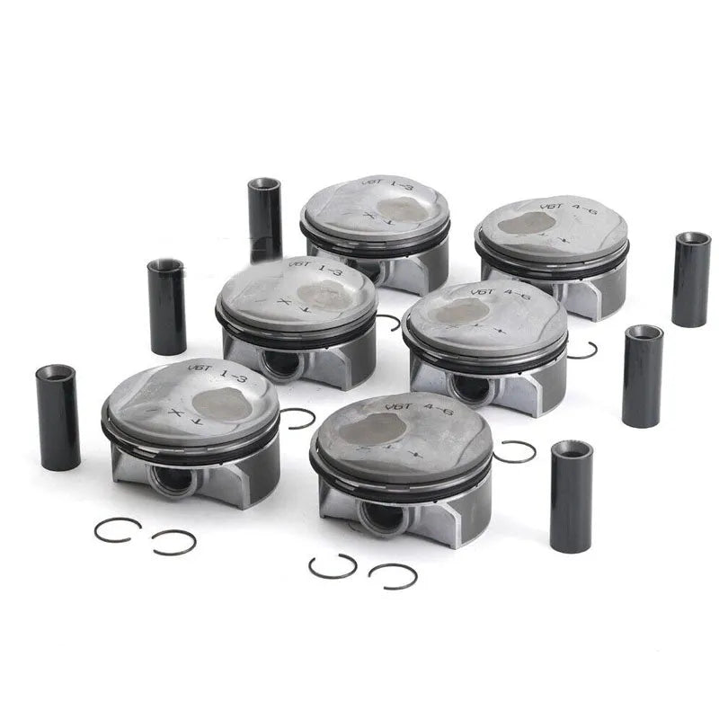 6x Pistons Rings Set STD Φ96mm For Porsche Macan Panamera S 4S 3.0T V6 970 95B-BeeSpareParts
