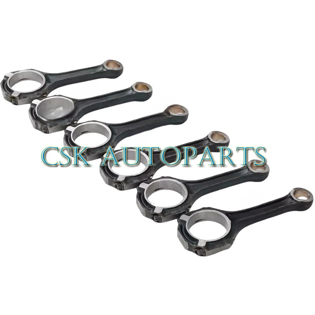 6x Connecting Rod & Pistons Kit For Porsche Cayenne Audi A6 A7 S4 S5 Q7 3.0 TFSI-BeeSpareParts