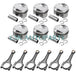 6x Connecting Rod & Pistons Kit For Porsche Cayenne Audi A6 A7 S4 S5 Q7 3.0 TFSI-BeeSpareParts