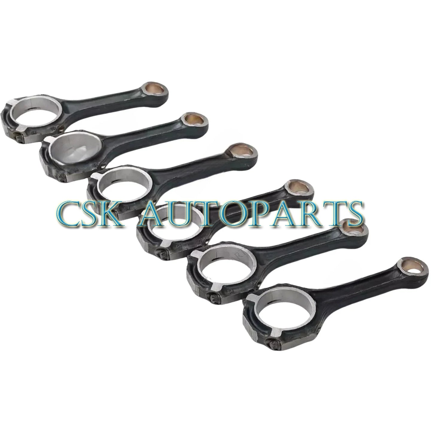 6x Connecting Rod & Pistons Kit For VW Audi S4 S5 A6 A7 A8 Q5 Q7 3.0 TFSI EA837-BeeSpareParts