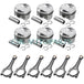 6x Connecting Rod & Pistons Kit For VW Audi S4 S5 A6 A7 A8 Q5 Q7 3.0 TFSI EA837-BeeSpareParts