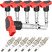 6x Ignition Coils Pack Spark Plug For PORSCHE Audi S5 A7 Q7 3.0 TFSI-BeeSpareParts