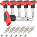 6x Ignition Coils Pack Spark Plug For PORSCHE Audi S5 A7 Q7 3.0 TFSI-BeeSpareParts