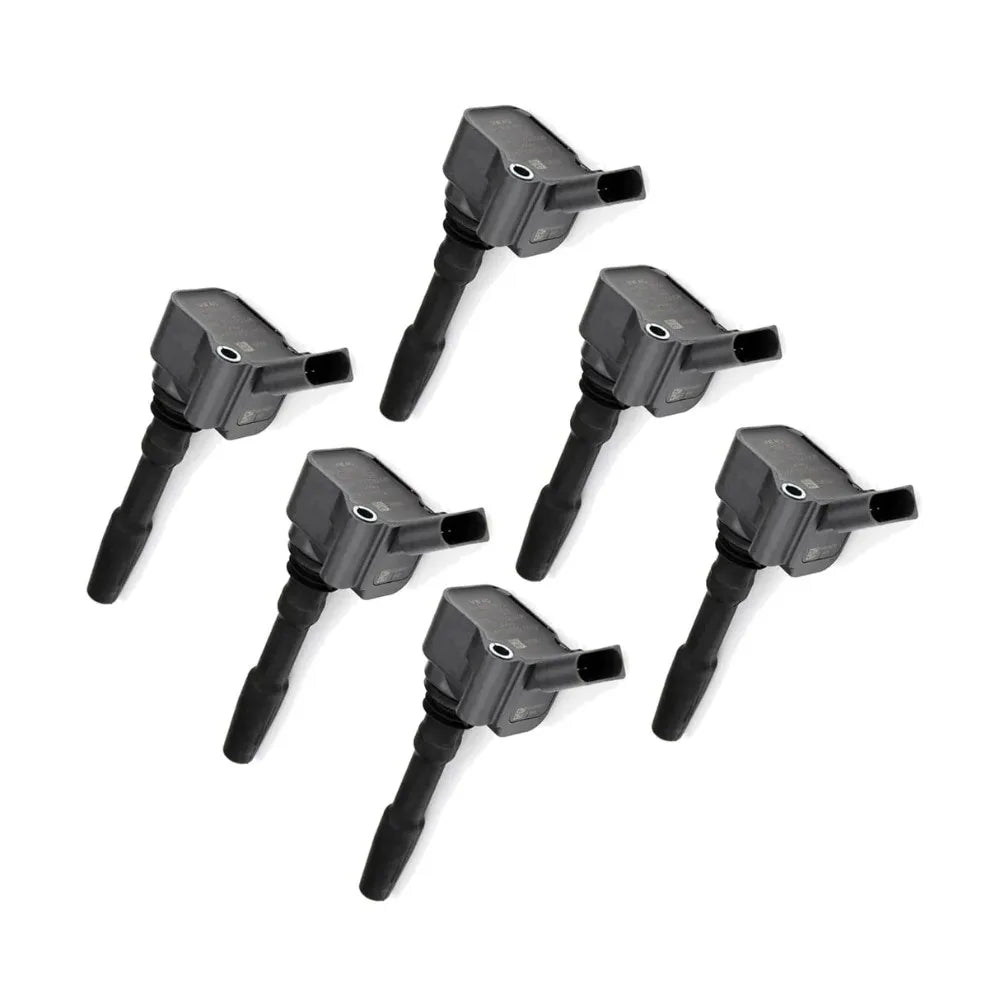 6x NEW Ignition Coil Pack Set 06H905110 for VW Audi Porsche 2.0 3.0-BeeSpareParts