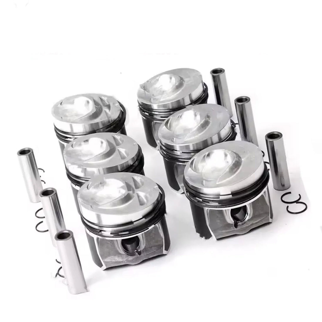 6x Φ89.01mm/Φ20mm Pistons Rings Set for Audi Q7 Porsche VW Passat R36 CC 3.6L VR6 Naturally Aspirated-BeeSpareParts