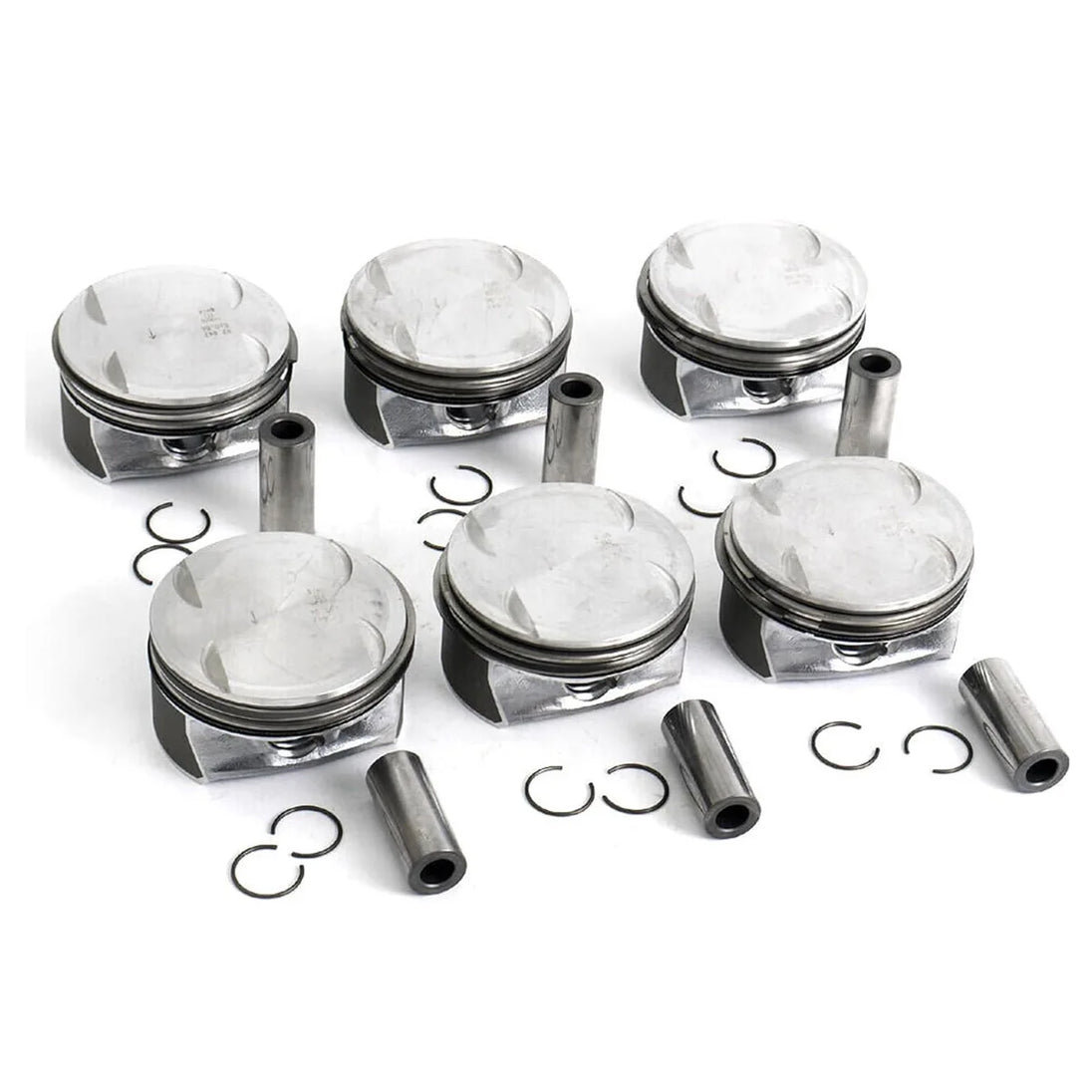 6x Piston & Ring 92.9mm Φ22mm For Mercedes-Benz CLK350 C350 E350 GLK350 3.5 M272-BeeSpareParts