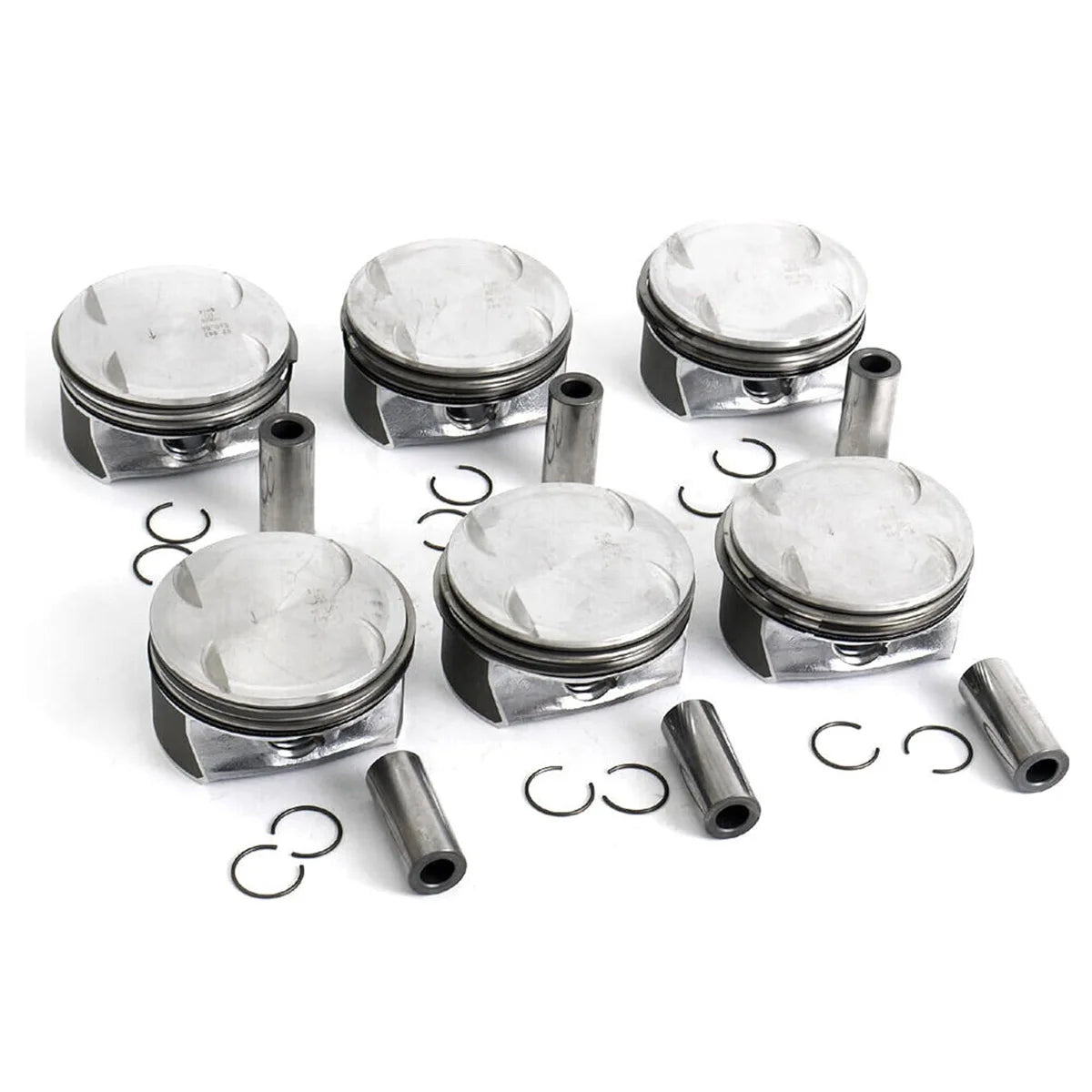 6x Piston & Ring 92.9mm Φ22mm For Mercedes-Benz CLK350 C350 E350 GLK350 3.5 M272-BeeSpareParts
