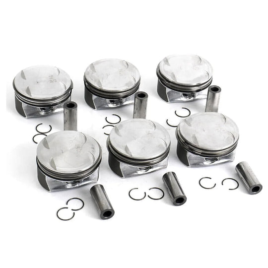 6x Piston & Ring 92.9mm Φ22mm For Mercedes-Benz CLK350 C350 E350 GLK350 3.5 M272-BeeSpareParts