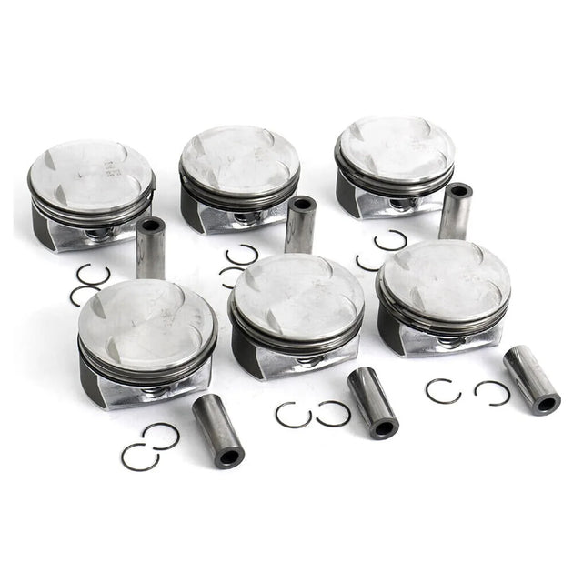 6x Piston & Ring 92.9mm Φ22mm For Mercedes-Benz CLK350 C350 E350 GLK350 3.5 M272-BeeSpareParts