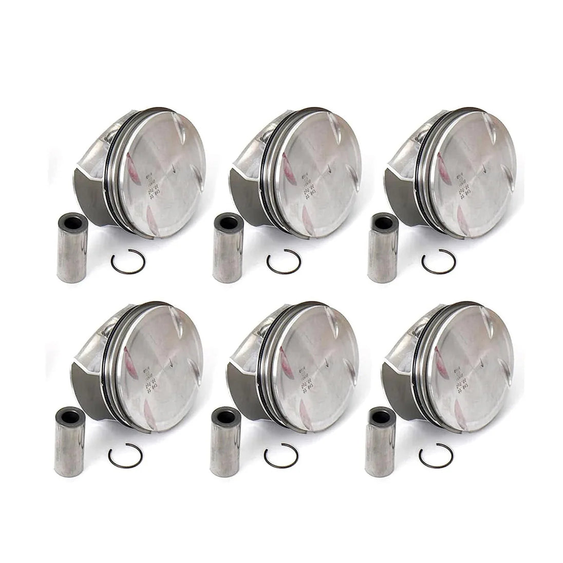 6x Piston & Ring 92.9mm Φ22mm For Mercedes-Benz CLK350 C350 E350 GLK350 3.5 M272-BeeSpareParts