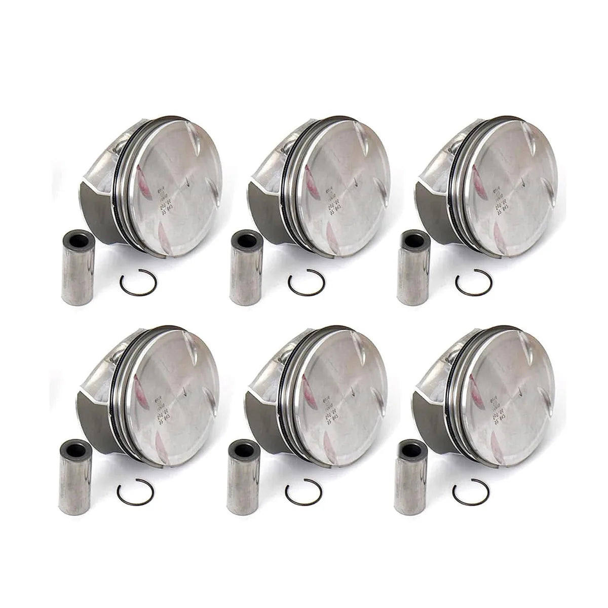 6x Piston & Ring 92.9mm Φ22mm For Mercedes-Benz CLK350 C350 E350 GLK350 3.5 M272-BeeSpareParts