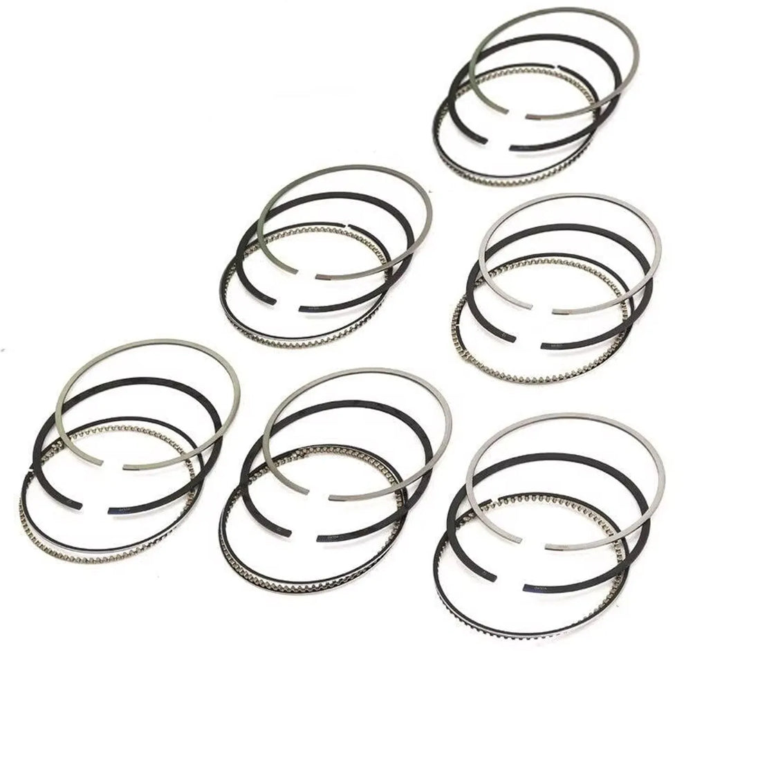 6x Piston Rings Set STD for BMW 335i 535i X6 Z4 E60 E71 E90 N54B30A 3.0 Turbo 11257577586-BeeSpareParts