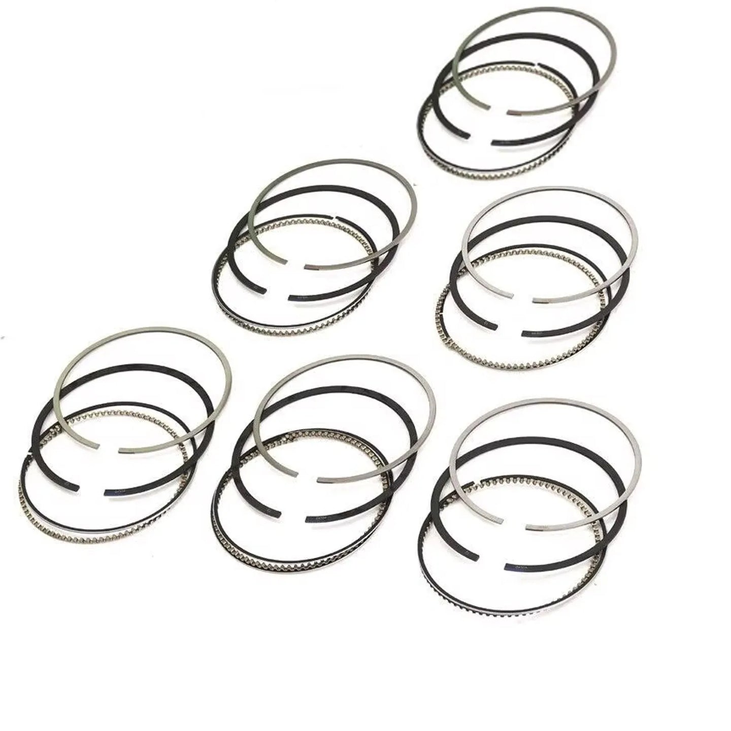 6x Piston Rings Set STD for BMW 335i 535i X6 Z4 E60 E71 E90 N54B30A 3.0 Turbo 11257577586-BeeSpareParts