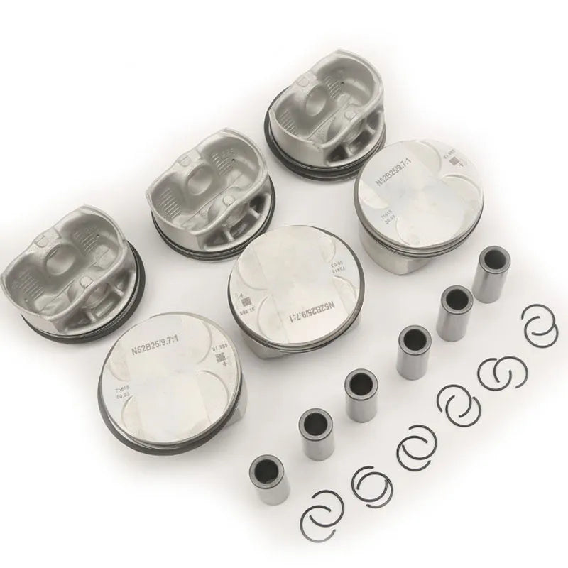 6x Pistons Rings Set Φ82mm 11:1 STD N52B30 11257612982 For BMW E90 323i 325i E93 E91 E92 F10 523i E89 sDrive23i E85 11257561844-BeeSpareParts