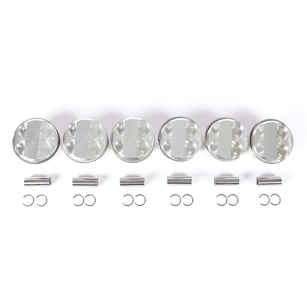 6x Pistons & Rings Set Φ85mm 10.7:1 11257536373 For BMW F11 530i E64 E63 F02 E84 E70 E85 E89 E86 N52B30A 3.0L L6 11 25 7 558 528-BeeSpareParts
