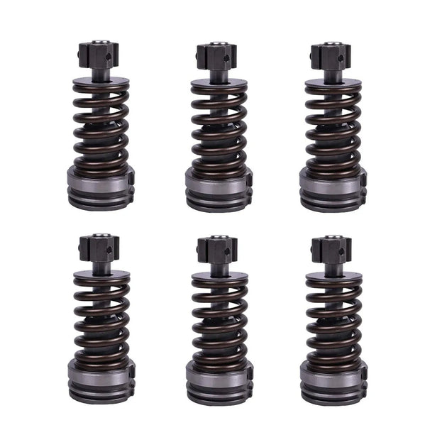 6x Plunger and Barrel 108-6631 2W3414 20R5290 for Caterpillar 3406 3412 245 245B-Replacement Aftermarket Parts