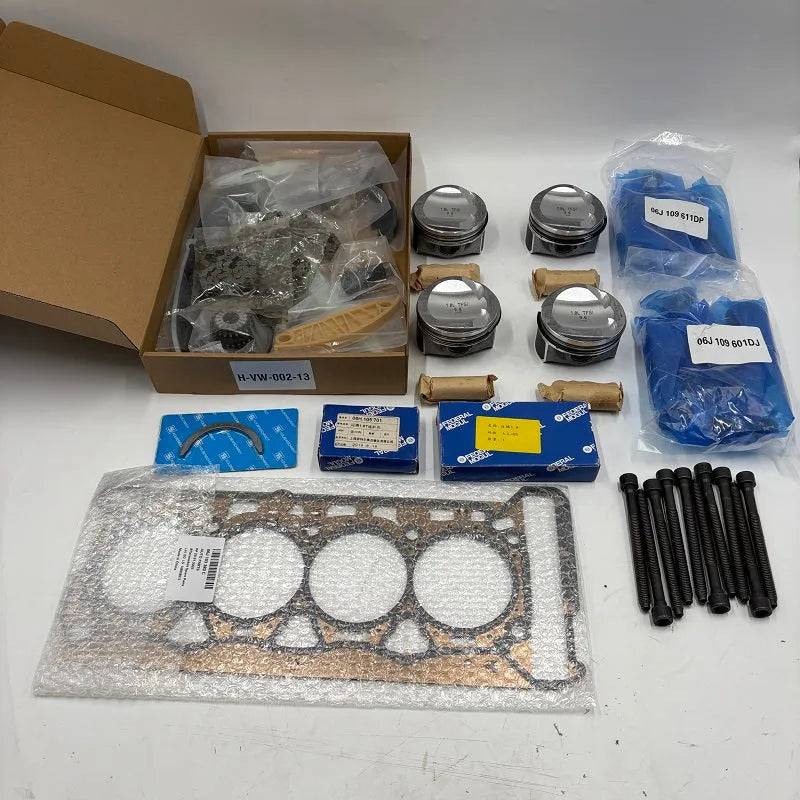 Overhaul Rebuild Kit Oversized Pistons Φ83mm For VW Audi 1.8 TSI CJE CPR Engine-BeeSpareParts
