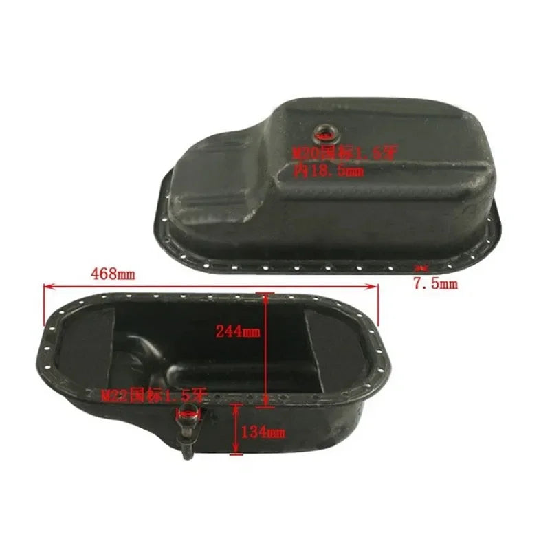 8-94334-739-1 Engine Oil Pan For Isuzu 4JG2 Engine Forklift Parts Old Style-Replacement Aftermarket Parts