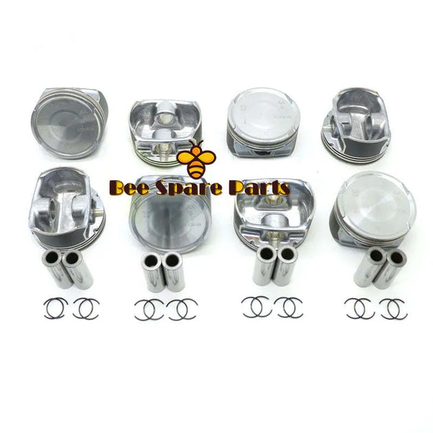 8 PCS 4743587 LR008221 4536838 4743588 Piston for Land Rover Range Rover Sport L320 LM 4x4 Discovery LR3 L319 4.4L V8 448PN STD-BeeSpareParts