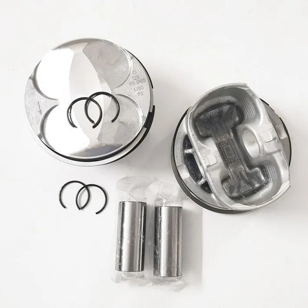 8 PCS 11257546489 11 25 7 546 489 11257545007 Engine Piston for BMW 540i 740i E36 E46 E60 4.0L V8 N62 N62B40 N62B40A 87MM STD-BeeSpareParts