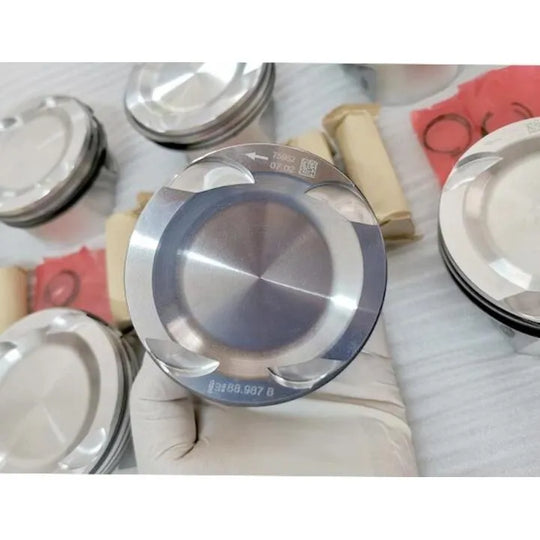 8 PCS 11257598207 PISTON FOR BMW S63B44 WITH PISTON RINGS AND BOLTS-BeeSpareParts