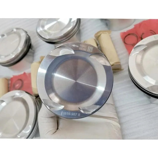 8 PCS 11257598207 PISTON FOR BMW S63B44 WITH PISTON RINGS AND BOLTS-BeeSpareParts