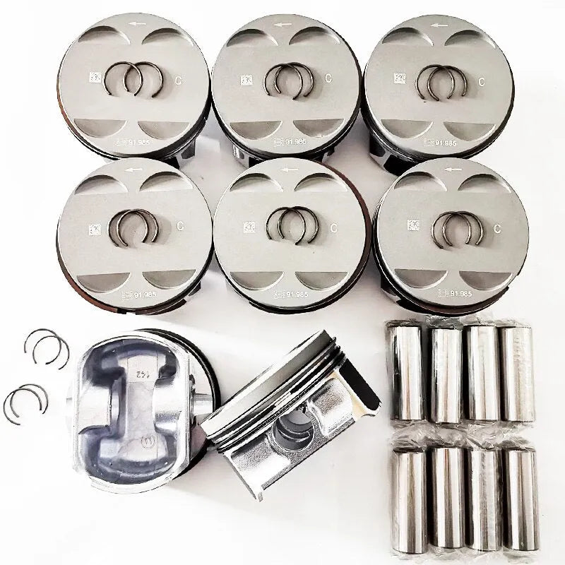 8 PCS 11259071606 08312N0 47902390 Piston for BMW LAND ROVER RANGE ROVER III L322 LM 4.4 4X4 M62 M62B44 210KW 286PS 92MM STD-BeeSpareParts