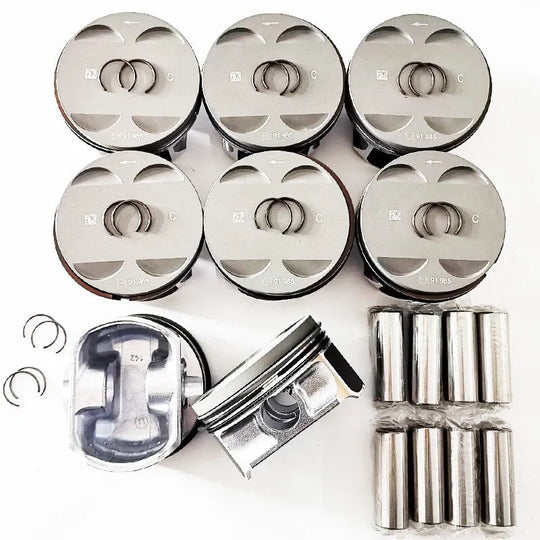 8 PCS 11259071606 08312N0 47902390 Piston for BMW LAND ROVER RANGE ROVER III L322 LM 4.4 4X4 M62 M62B44 210KW 286PS 92MM STD-BeeSpareParts