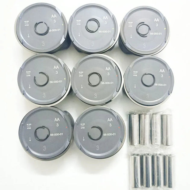 8 PCS 4743587 LR008221 4536838 4743588 Piston for Land Rover Range Rover Sport L320 LM 4x4 Discovery LR3 L319 4.4L V8 448PN STD-Replacement Aftermarket Parts