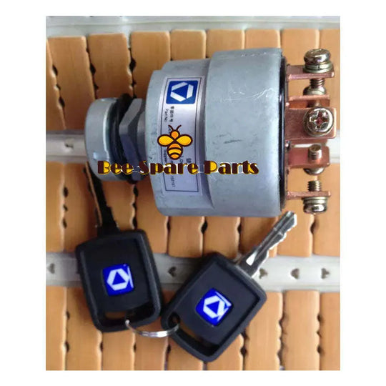 803608667 JK428KG XCMG Wheel Loader ignition switch key LW200KV Spare Parts Fits XCMG Cab Parts-BeeSpareParts