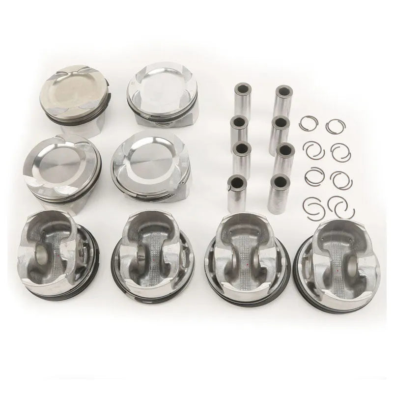 8PCS 11257617547 11257613626 11257576475 PISTON KIT N63 N63B44 N63B44A-BeeSpareParts