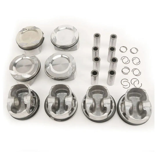 8PCS 11257617547 11257613626 11257576475 PISTON KIT N63 N63B44 N63B44A-BeeSpareParts