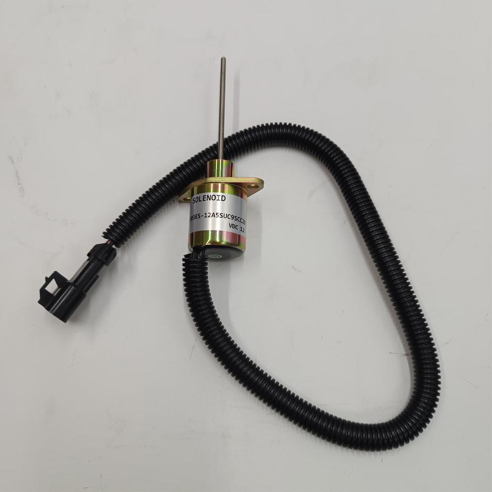 1503ES-12A5SUC9SCC28 12V Fuel Flameout Solenoid Valve 25-38109-05S for Kubota-Replacement Aftermarket Parts