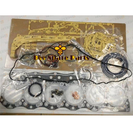 Free Shipping Full Gasket Kit ME997356 For Mitsubishi 6D16 Engine Kobelco SK330 Kato Excavator